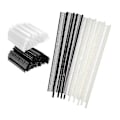 Miniatyrbillede 1 af 5: 2000 stk. Mini Tag Kit, 0,5 cm Tøj Etiket Barb Fastgørelse Pris Etiketter 1000 stk. Sorte Fastgørelser og 1000 stk.