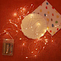 Miniatyrbillede 2 af 5: Kobbertrådslampe, LED-lysstreng, Batterikasselampe, Fe-lampe, Stjernelampe, Jul 20m, 200 lamper Pxcl