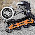 Pikkukuva 4 / 5: Inline-luistelupyörien vaihtopaketti 64 mm, sisä- ja ulkokäyttöön