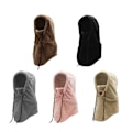 Miniatyrbilde 2 av 5: Vintervarm maske sykkel ski lue arktisk fleece hette hals vindtett kuldebestandig integrert fleece hette