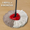 Miniatyrbilde 2 av 5: EasyWring og Clean Turbo Classic Mikrofiber Mopp Erstatningshoder