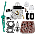 Miniatyrbild 1 av 5: Förgasare för Fs55 Fs55r Fs38 Fs45 Fs46 Km55 Hl45 Fs45l Fs45c Fs46c Fs55c Fs55rc Strängtrimmer