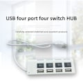 Miniatyrbild 4 av 5: USB-hub 7 portar, höghastighet 2.0, USB-multisplitter, skrivbords- och bärbar datoradapter