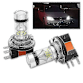 Pikkukuva 1 / 5: 2x H15 LED-ajovalopolttimot 8000k 20smd Kaukovalo DRL-valosarja autolle Lähivalo H1 H3 H4 H6 H8 H9 H11 H16 Aotu-valot [YJD] 6000K Viileä valkoinen
