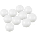 Miniatyrbillede 2 af 5: 10 x Modeleringskugler af Polystyren Skum 6cm---Hvid