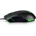 Miniatyrbilde 3 av 5: Aj52 Watcher RGB Spillmus, Programmerbare 7 Knapper, Ergonomisk LED-Bakbelyst USB Spillmus Datamaskin Bærbar PC, For Windows Mac OS Linux, Svart