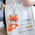 Pikkukuva 5 / 5: Plush Pink Cheek Fox -avaimenperä Täytetty eläin Nukke Avaimenpidike DIY Käsilaukun riipus Reppu Koriste Lapsille Aikuisten