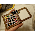Miniatyrbillede 3 af 5: 15 Ruter Bærbar Vandfarvepalette Med Klips, Træ Mini Rejsemalepalette, Magnetisk Paletteboks Til Vandfarvemaleri