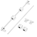 Miniatyrbillede 3 af 4: 8mm x 400mm CNC Lineær Skinneaksle Stang SC8UU Leje Blok Sæt Til 3D Printer