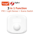 Miniatyrbillede 1 af 5: Tuya WiFi Zigbee Bevægelsessensor Smart Home PIR Bevægelsessensor Detektor Med Lys
