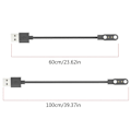 Miniatyrbillede 3 af 5: Opladerkabel til Colmi C81 Opladerkabel Dock Connector Smart Watch 60/100cm Længde Sort