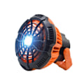 Miniatyrbillede 2 af 4: Camping Fan med LED-lampe, Bærbar Teltsblæser, Stille, 5200mah USB