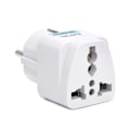 Miniatyrbilde 2 av 5: Universal UK US AU til EU AC Strømkontakt Reiselader Adapter Konverter