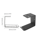 Miniatyrbilde 4 av 5: Holdbar hodetelefonholder for spill, metall, montering, gratis hullfri krok