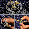 Miniatyrbild 2 av 2: Metallisk Orb Fidget Spinner Finger Spinnare Sensorisk Leksak Nyhet Fingertopp Leksak Stress Ångestlindring