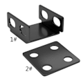 Miniatyrbillede 3 af 5: Buckle C-formet Parallelt Beslag 12cm-14cm Chassis Fans Fastgørelsesforbindelsesstativ