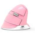 Miniatyrbilde 2 av 5: Lydløs Trådløs Vertikal Mus, 2.4ghz Og Bluetooth 4.0 Dobbel Modus Optiske Mus, 2400 Dpi Og Rgb Dekorlys Oppladbar Datamus (Rosa)