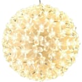 Miniatyrbilde 2 av 4: 100 LED Lyskule Varmt Hvit Julepyntkule Julelys Julekule Ca. 15 cm