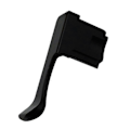 Miniatyrbillede 1 af 5: Metal Hot Shoe Tommelfingergreb til Fuji XPRO1 X-PRO2 X-M1 X-E2S X-E2 X-E1 X-A3 X-A2