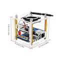 Miniatyrbild 3 av 5: Skyddande Skal för OrangePi Zero3 - Akryl Transparent Skal & Kylare & Fläkt