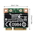 Miniatyrbillede 4 af 5: BCM20702 802.11b/g/n WiFi BT 4.0 Trådløst Halvt Mini PCI-E Kort Bluetooth-kompatibelt 4.0 Til HP BCM94313HMGB BCM20702
