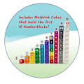 Pikkukuva 2 / 5: 93417 Numeropalikat, 1-10 Kuutiot, 100-osainen Aktiviteettisetti, Matematiikkaleluja, RealisticMerkki: Hand2Mind