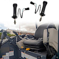 Miniatyrbilde 2 av 5: 3-knapps gravemaskin joystick-enhet håndtak girspak for Doosan Dh Dx150 215 225 300 370-9c venstre