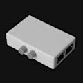 Pikkukuva 5 / 5: 2 Portin 1x2 tai 2x1 RJ45 Verkon Ethernet-portin kytkin Modeemin manuaalinen jakaminen Kytkin Jakaja Valitsinlaatikko Helppokäyttöinen