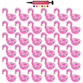 Pikkukuva 1 / 5: 36 Pakkaa Ilmatäytteisiä Juomapidikkeitä, Juomauimalevyjä Ilmatäytteisiä Tarvikkeita Lapsille Kylpyammeen Leikkeihin Flamingot - Kupinpidikkeet Polttareihin Ja Syntymäpäiväjuhliin