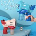 Miniatyrbild 2 av 5: Bubbelmaskin Läckagesäker Förälder-barn Interaktion Plast Färgrik Belysning 10 Hål Bubbelblåsare för Barn