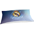 Miniatyrbild 4 av 5: Real Madrid Logo 3 3D-tryckt Design Känd Fotbollslag Sängkläder Set med Täcke och Kuddfodral Singel Singel135x200cm