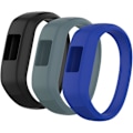 Miniatyrbild 2 av 3: (3-pack) Band Kompatibel med Garmin Vivofit Jr, Jr 2, 3 Band, All-in-one Silikon Stretchbar Ersättningsarmband för Barn Pojkar Flickor (ingen Tracker) - B