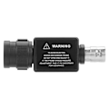 Miniatyrbillede 3 af 5: BNC til BNC Hun 50KY Q9 Adapter - Sort 50 Ohm Konnektor