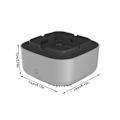 Miniatyrbillede 2 af 2: Elektronisk askebæger, askebæger røgeksraktor, røgfrit askebæger med luftrenser, intelligent røgfrit askebæger, 360 graders surround sug med nega