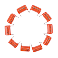 Miniatyrbillede 1 af 5: Sprague 715P Orange Drop .715P Orange Drop Guitar Tone Kondensatorer Cirkel 2
