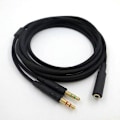 Miniatyrbilde 3 av 5: 3,5 mm Universal 2-i-1 Spillingshodetelefon Audio- Forlengelseskabel for Cloud II/Alpha-/Cloud Flight/Core Hea