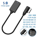 Miniatyrbilde 2 av 5: Trådløs Aux Bluetooth Adapter Kablet Lyd Musikk Bil Blå