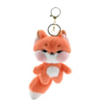 Pikkukuva 1 / 5: Plush Pink Cheek Fox -avaimenperä Täytetty eläin Nukke Avaimenpidike DIY Käsilaukun riipus Reppu Koriste Lapsille Aikuisten