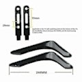 Miniatyrbilde 5 av 5: Universal TV-stativ, TV-brakett, bordholder for 32-65 tommers TV