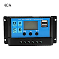Pikkukuva 1 / 4: 40A 12V 24V Auto Aurinkoenergian Lataussäädin PWM-ohjain (40A)