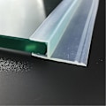 Miniatyrbillede 1 af 5: 6 8 10 12mm Glasforseglinger Rammeløse Brusebad Dør Vindue Balkon Skærm Tætning Strip Vejrstribe Træk Stop Stor H []