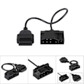 Miniatyrbillede 3 af 3: 7-polet til 16-polet OBD2 OBDII Adapterkabel Diagnostisk Kabel til Ford