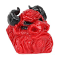 Miniatyrbild 5 av 5: Handgraverad Harts Keycap Bullhead Harts Keycap Form Värmebeständig Artisan Keycap för Universal Mekaniskt Tangentbord Typ D