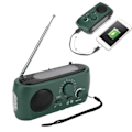 Miniatyrbild 2 av 5: Nödradio FM AM 500mAh Väderradio med Handvev & Solladdning