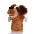 Miniatyrbild 3 av 3: Plush handdocka, tecknad djurhanddocka, docka med rörlig mun, förskoleförälder-barn interaktionsguide