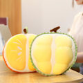 Miniatyrbilde 5 av 5: Durian Pute High Simulation Myk Stoffdyr Dekorativ Leke Fruktformet Durian Orange Pute for Student
