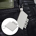 Miniatyrbilde 2 av 3: 8 stk Metall Nøkkelring Nøkkelkjeder Blanker Bulk Hjerte Blanke Etiketter Sublimering Henger Nøkkelring DIY Blank Nøkkelring