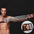 Miniatyrbilde 3 av 5: Brystutvider Dobbelt Bruk 5 Fjærer Arm Treningsutstyr For Menn Øvre Kropp Trening Biceps Arbeid