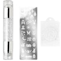 Miniatyrbillede 1 af 5: 2 stk. Neglekunst Dobbelt Hoved Silikon Stempel Akryl-pnsk-11-04make Up