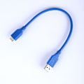 Pikkukuva 1 / 4: Usb 3.0 Tietokoneen Datakaapeli Am Uros Mikro-b 0.3m Nopea Mobiili Kovaa Levyä Kaapelit, 2 Pakkausta